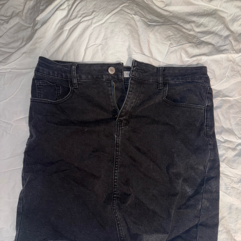 Women’s black mini skirt